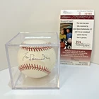Tommy Lasorda Autographed Baseball JSA COA Tom Lasorda Signed Rawlings MLB Case
