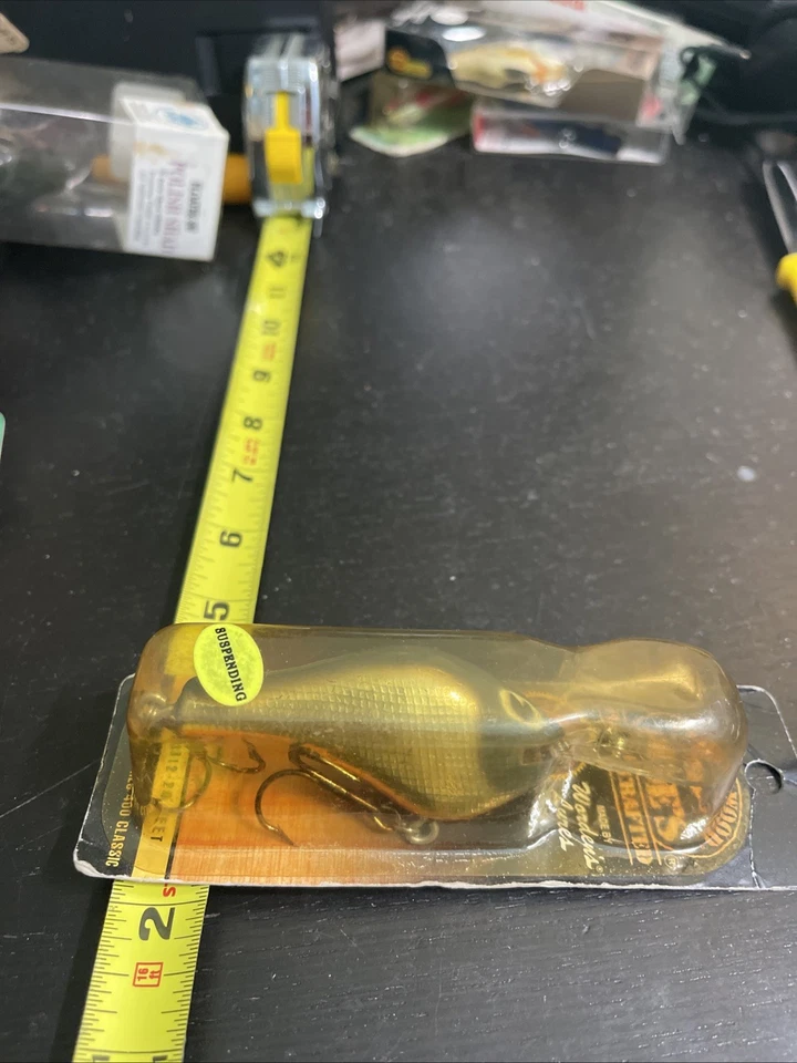 Crankbait Poe's Super Cedar Series 400 137 Classic Diver 12-20' hecho a mano nuevo en caja Foto 3 de 4