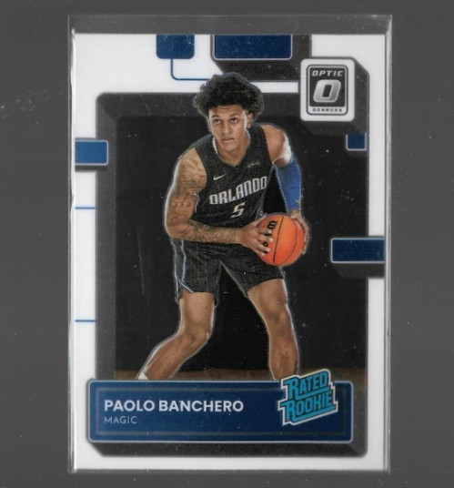 2022-23 Panini Donruss Optic #221 Paolo Banchero Rated Rookie Orlando Magic