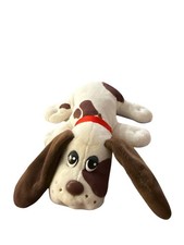 Pound Puppies 7 1/2  Long Plush White Brown Spotted 2021