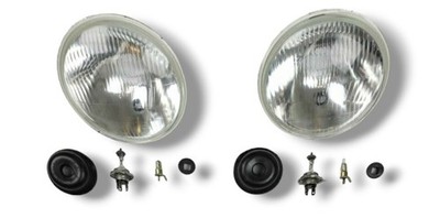 Umrüst Scheinwerfer komplette Set für Jaguar MK2 S-Type 420 US auf EU
