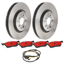 Brembo Front Brake Kit Disc Rotors Ceramic Pads For F-pace Range Rover Velar L4
