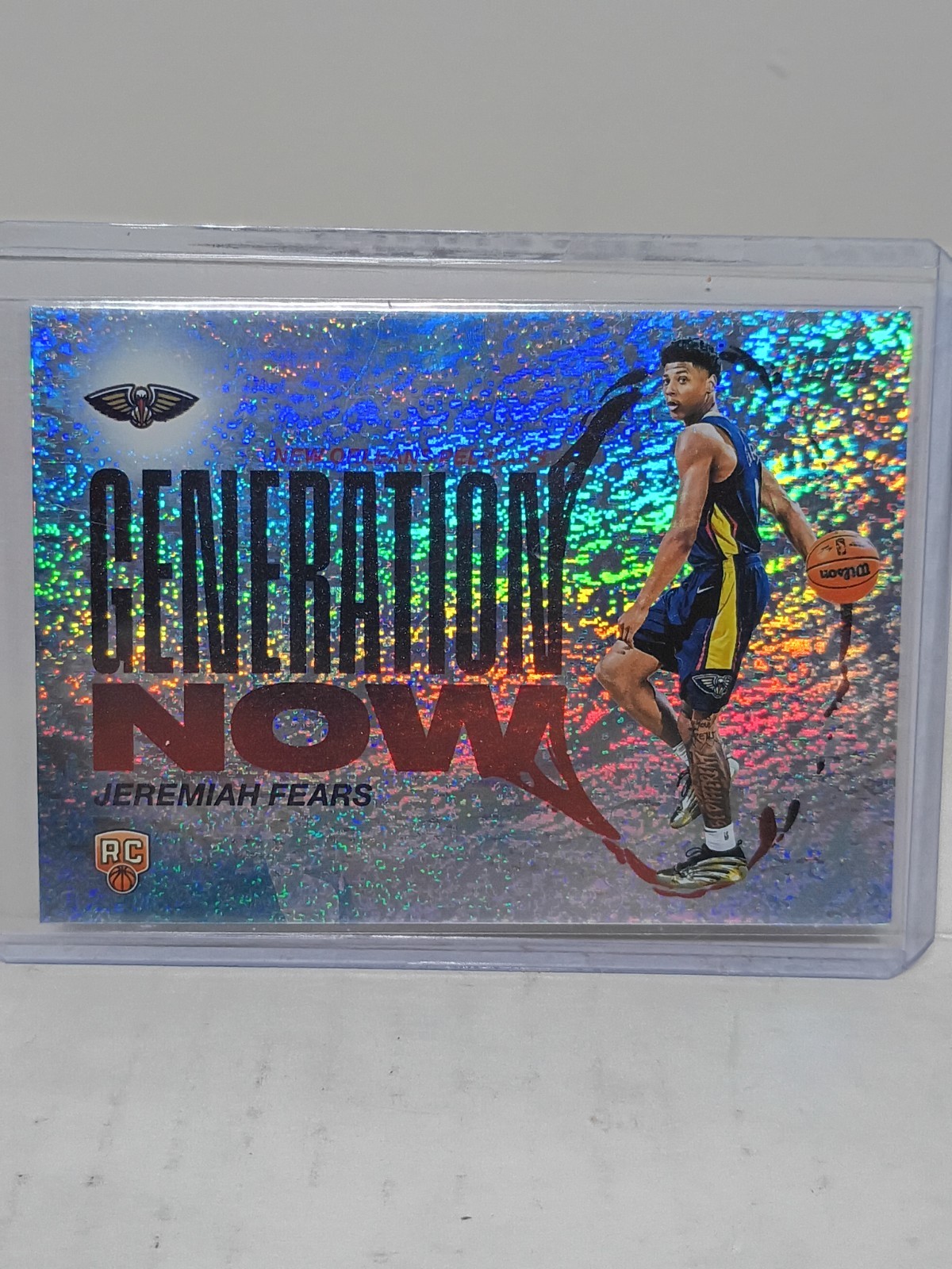 Jeremiah Fears 2025 Topps Generation Now Sandglitter Foil #GN-7 Pelicans