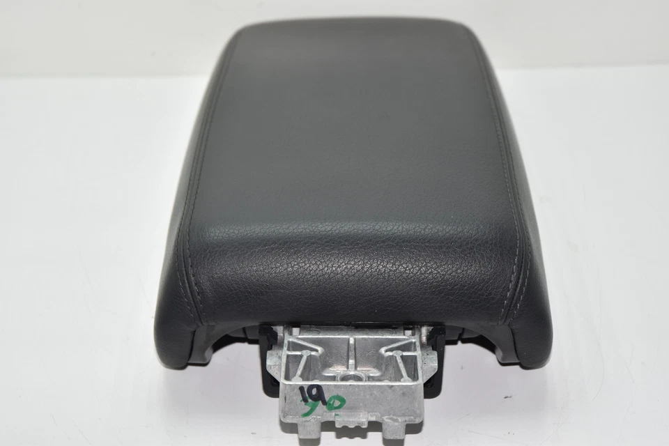 💎2012-2018 Audi A7 Quattro consola central negra cuero reposabrazos tapa de almacenamiento OEM Foto 4 de 4