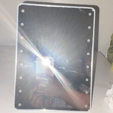 LED Lighted Touch Sensor Tabletop Makeup Mirr...