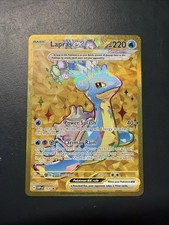 Pokemon TCG Lapras ex SVP 164 Terapagos UPC Gold Promo Exclusive NM/M