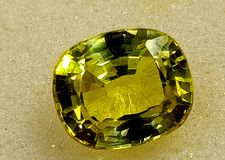 11.55 Carat Yellow Sapphire Oval Shape Certified Transparent Loose Gemstone 6AGK