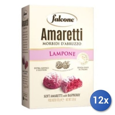12x Falcone Multipack Weiche Himbeer Amaretti Kekse Morbidi Gr 170