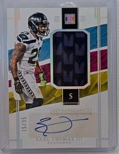 2022 Panini Impeccable - Extravagance Patch Autos Earl Thomas III #EPA-ETH 