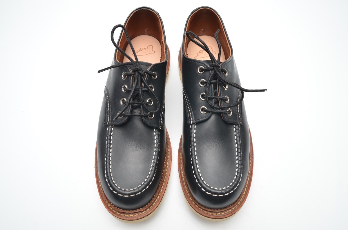 Red Wing 8106 Made in USA Dark-Blue Leather Low Boots Men's USA