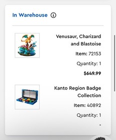 Lego Pokemon CONFIRMED  Venusaur Charizard Blastoise + Kanto Badge Set!🔥