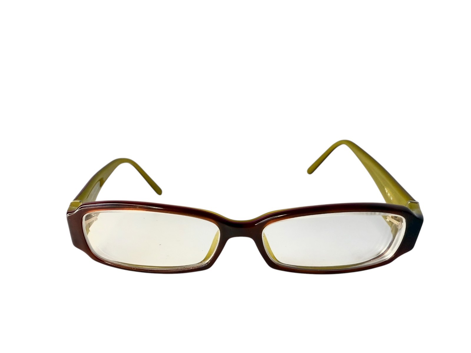 Fendi F735 281 Women's Eyeglasses Frames Green Tortoise Made in Italy Authentic