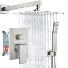 Aolemi Shower Faucet Set Rain Shower System with Handheld Spray Bathroom