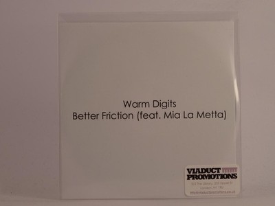 WARM DIGITS FT MIA LA METTA BETTER FRICTION (E79) 1 Track Promo CD Single includ