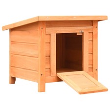 Cat House Brown and Green Solid pine/fir wood, powder-coated iron