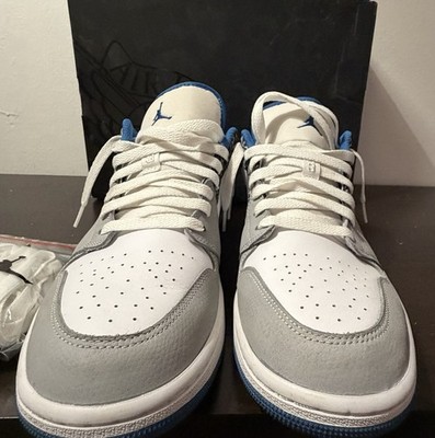 Jordan Air Jordan 1 Low True Blue Men s Low Top Lace-Up Sneakers DM1199-140