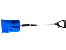 Produktbild - Schneeschieber Schneeschaufel mit Teleskopstiel Blau 46700000