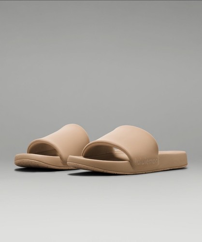 Lululemon Restfeel Damen-Pantolette Buchenholz Buchenholz Größe 8 neu im Karton AUSVERKAUFT