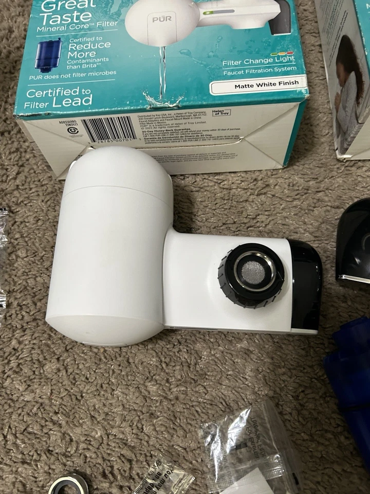 PUR Filtration Water Purifier Filter System One White One Chrome. 1 Filter! ASIS - Image 3 of 4
