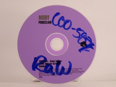 MOBY PORCELAIN (X4) 3 Track CD Single including Plastic Sleeve MUTE