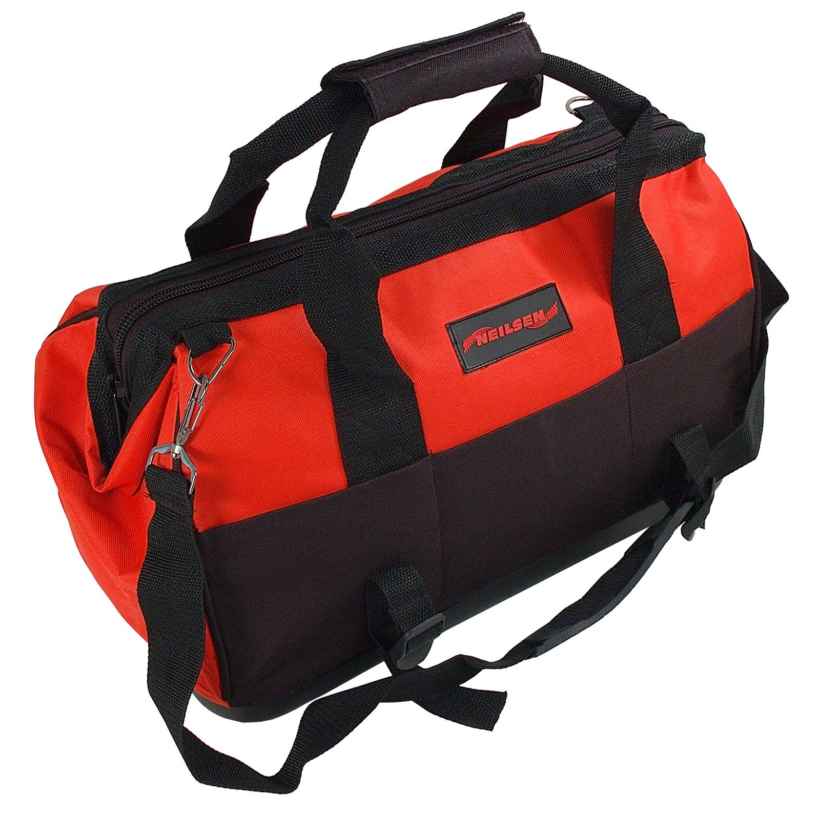 Neilsen CT1110 16in / 400mm Tool Bag Reinforced Hard PVC Base | 16"/400mm tool bag, Adjustable padded shoulder strap, Extra wide opening, Reinforced hard PVC base, Durable Oxford material - Image 4