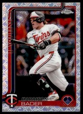 2025 Topps Chrome Logofractor Edition #62 Harrison Bader