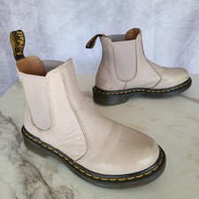 Dr Martens 2976 Boots Womens Size 6 Beige Lea...