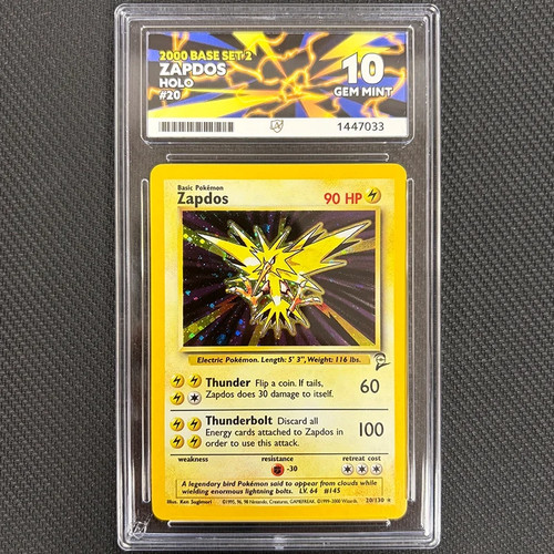 Zapdos graded ACE 10 for sale on eBay