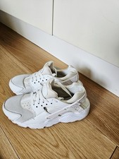 Nike Huarache Run Trainers Junior White Size 4