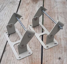 Bruno StairLift SRE-2750 Rail Mounting Brackets (2) w/ Mounting Hardware, Used