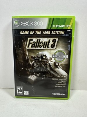 Fallout 3 - Game of the Year Edition (Microsoft Xbox 360, 2009)