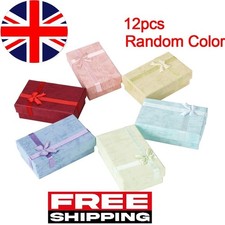 12Pcs Wholesale Jewellery Gift Boxes Packaging Necklace Bracelet Durable Sturdy