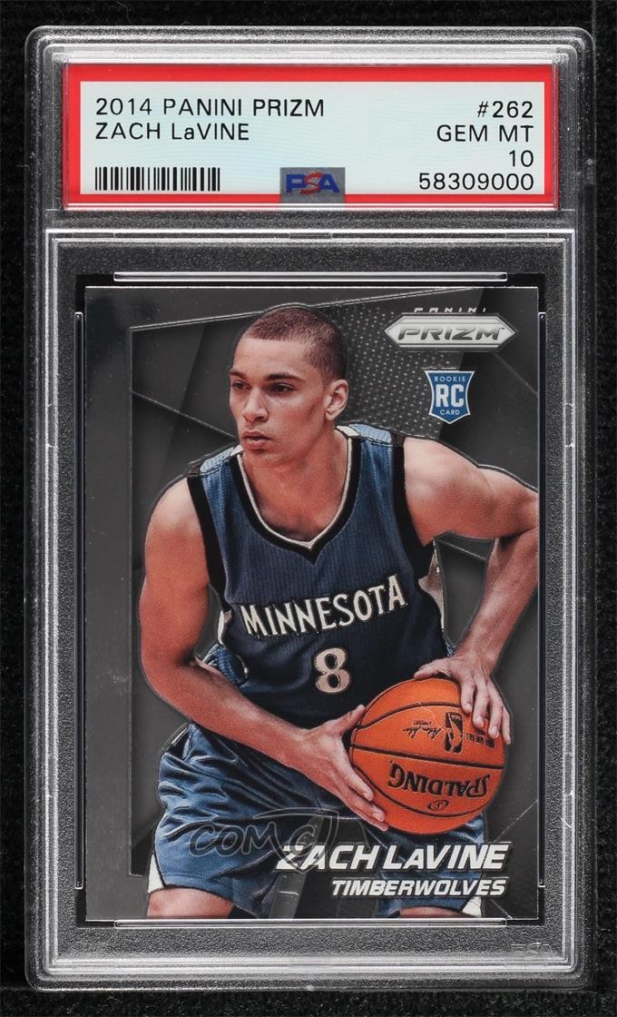 2014-15 Panini Prizm Zach LaVine #262 PSA 10 GEM MT d3i