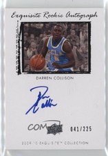 2009-10 Exquisite Collection Rookie 41/225 Darren Collison #53 Auto 07wh
