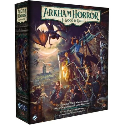 ARKHAM HORROR LCG Basisspiel 2.0 DAS KARTENSPIEL asmodee IN ITALIENISCH Alter 14+