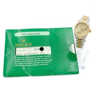 AS IS Ladies Rolex OP Datejust Ref.#69173 w/Certificate Two Tone 26mm W226954 2