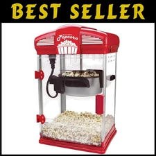 Home Movie Theater Popcorn Maker, Stainless Steel