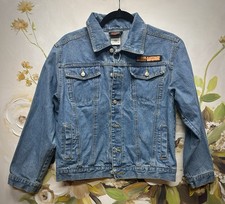 Harley Davidson Blue Denim Jacket Kid’s Size Med, 12/14