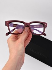 Valentino Women Eyeglasses Matte Burgundy Square V-ESSENTIAL I VLX-121 C
