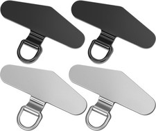 Metal Phone Tether Tab, Metal Phone Patch, Universal Cellphone Lanyard Pad for F