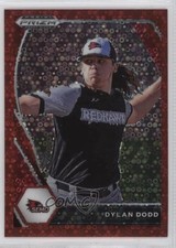 2021 Panini Prizm Draft Picks Red Donut Circle 8/99 Dylan Dodd #PDP96 10a4
