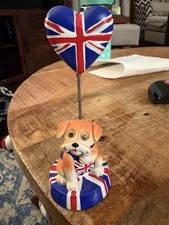 Handcrafted British Bulldog Picture/note Clip