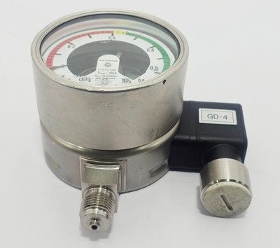 WIKA GDM-100 Typ: 133.52.100 SF6 Gas Dichte Monitor -76cmHg 0.9 Mpa #1