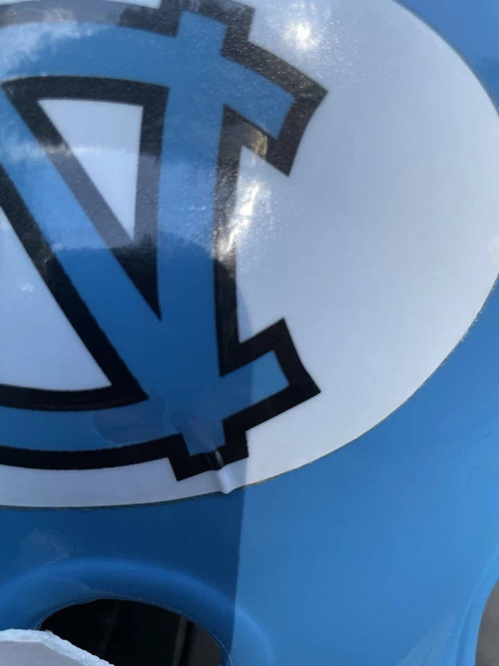 North Carolina RK2 Football Historic Helmet Reproduction - Riddell KRA Lite - Image 3 of 4