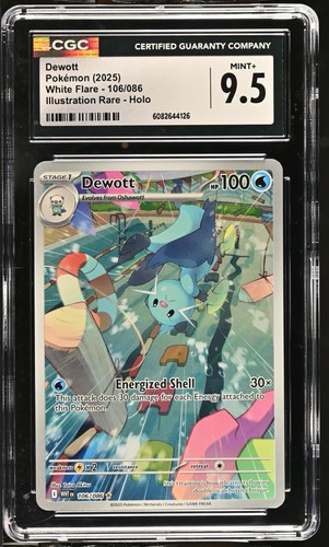 Dewott 106/086 Scarlet & Violet: White Flare Illustration Rare
