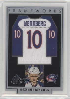 2017-18 SP Game Used Frameworks Alexander Wennberg #FW-AW 2u9