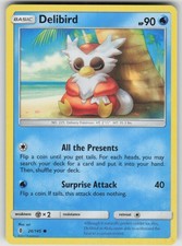 Delibird 26/145 Common Guardians Rising Pokemon Lightly Played