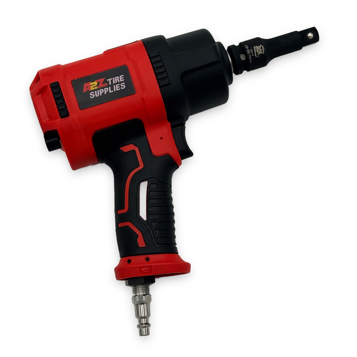 1/2" Impact Wrench 1500 Nm Torque w 3" Extension Powered by Compressed Air