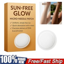 PurevLab Sun Free Glow Microneedle Tanning Patches, Natural Sunless Self Tanner