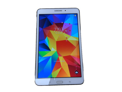 Samsung Galaxy Tab 4 7.0 LTE SM-T337A 16GB White AT&T + 32 GB SD CARD